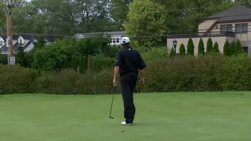 Thomas Rosenmueller buries 16-foot birdie putt at Nationwide Children's