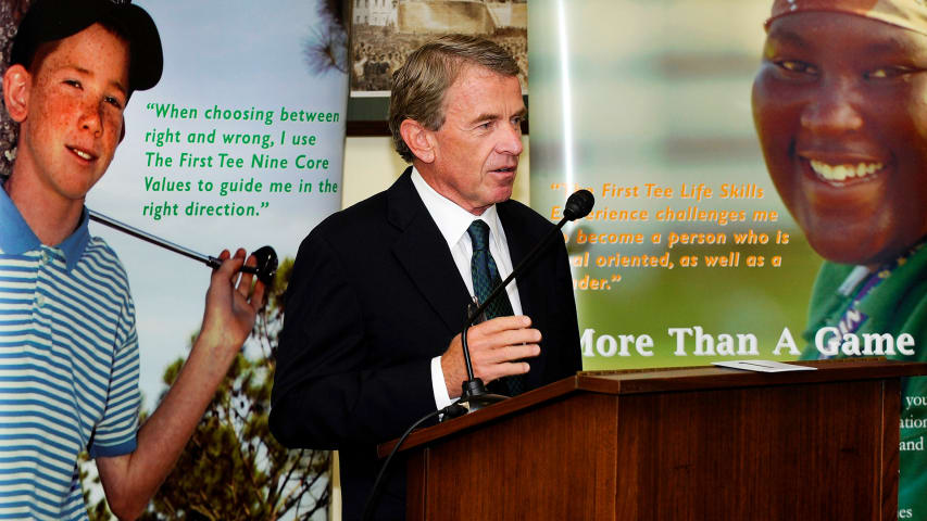 Tim Finchem’s contributions to First Tee